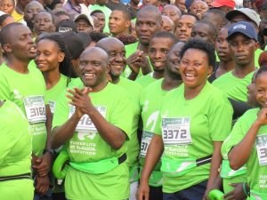 Thousands turn up for the Tusker lite Rwenzori Marathon- Kasese.