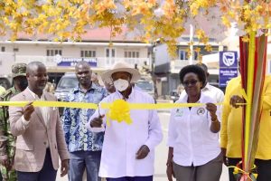 President Museveni Commissions Shs53 Billion USMID funded roads projects in Kasese Municipality.